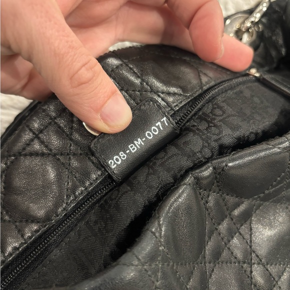 Dior Vintage 2007 Black Cannage Soft East/ West Lady Dior - Picture 12 of 16
